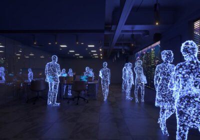 Digital human 3d rending idea